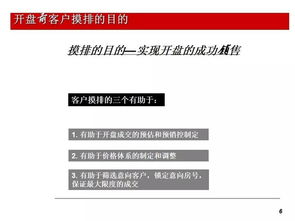 房地产开盘前储客与客户摸排实战技巧